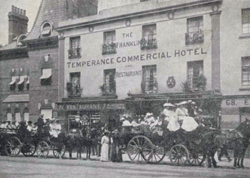 The Temperance Hotel 72 George Street about 1910 [Z1306/75]